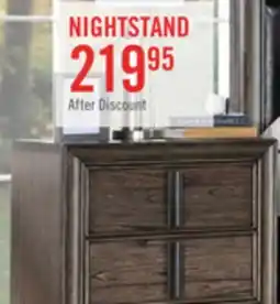 The Brick Kane Bedside 2-Drawer Nightstand, 26.3W x 28.6H - Brown offer