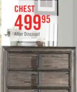 The Brick Kane Bedroom Chest of Drawers, 5-Drawer, 35.4W x 53H - Brown offer