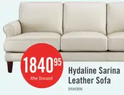 The Brick Hydaline Sarina Leather Sofa offer
