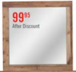 The Brick Mojave Bedroom Dresser Mirror, Rustic - Natural Brown offer