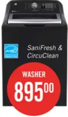 The Brick GE 5.3 Cu. Ft. Top Load Infusor Washer - Diamond Grey - GTW681BMRDG offer