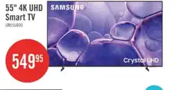 The Brick SAMSUNG 55 U8000 Crystal 4K UHD Smart Tizen OS TV (UN55U8000FFXZC) - 2025 Model offer