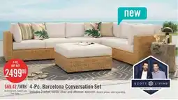 The Brick Scott Living Barcelona 4-Piece Patio Set offer