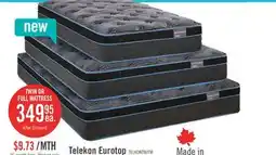 The Brick Springwall Advance Telekon Eurotop Firm Twin Mattress offer