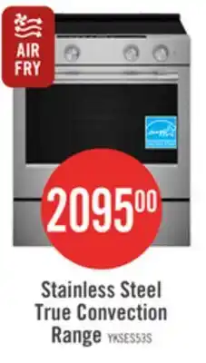 The Brick KitchenAid 30 5.3 Cu. Ft. Electric Range – Fingerprint Resistant Stainless Steel - YKSES530SPS offer