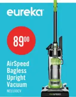 The Brick Eureka AirSpeed Bagless Upright Vacuum - NEU100C offer