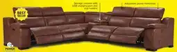 Leon's Corsica 6-Piece Dual Power Reclinin43H70095g Sectional - Brown offer