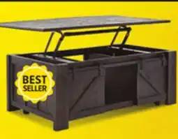 Leon's Gable 50 Lift-Top Coffee Table - Weathered Charcoal offer