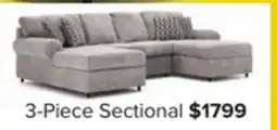Leon's Jupiter 3-Piece Sectional - Ash Grey offer