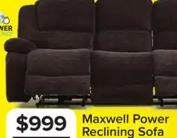 Leon's Maxwell Power Reclining Sofa - Brown offer