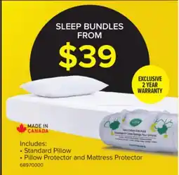 Leon's Kid's Healthy Bed 3-Piece Twin Pillow, Mattress and Pillow Protector Set offer