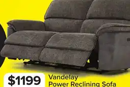 Leon's Vandelay Power Reclining Sofa - Grey offer