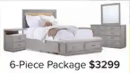 Leon's Fresh Perspective Cascade 6-Piece King Panel Bedroom Package - Dovetail Grey offer