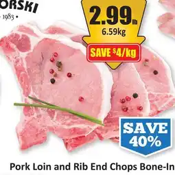 Starsky Pork Loin and Rib End Chops Bone-In offer