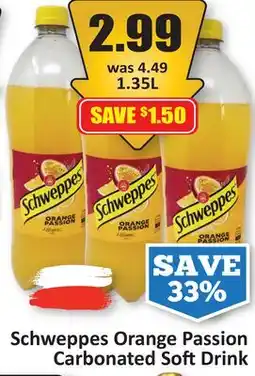 Starsky Schweppes Orange Passion Carbonated SoftDrink offer