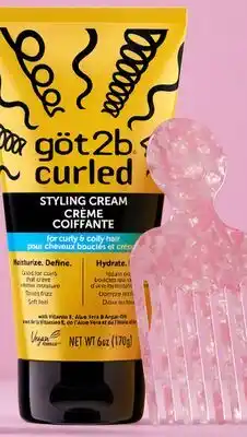 Walmart göt2b Curled flexible curl foam or styling cream offer