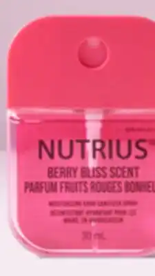 Walmart Nutrius hand sanitizer spray offer