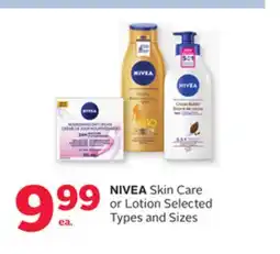 Rexall NIVEA Skin Care or Lotion offer