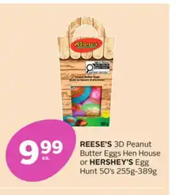 Rexall REESE'S 3D Peanut Butter Eggs Hen House or HERSHEY'S Egg Hunt offer