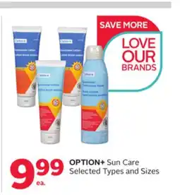 Rexall OPTION+ Sun Care offer