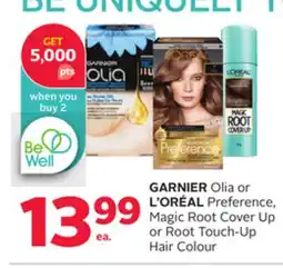 Rexall GARNIER Olia or L'ORÉAL Preference, Magic Root Cover Up or Root Touch-Up Hair Colour offer