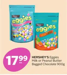 Rexall HERSHEY'S Eggies Milk or Peanut Butter Bagged Chocolate offer