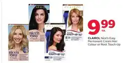 Rexall CLAIROL Nice'n Easy Permanent Cream Hair Colour or Root Touch-Up offer