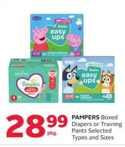 Rexall PAMPERS Boxed Diapers or Training Pants offer
