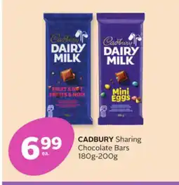 Rexall CADBURY Sharing Chocolate Bars offer