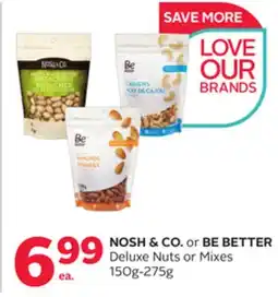 Rexall NOSH & CO. or BE BETTER Deluxe Nuts or Mixes offer