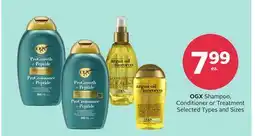 Rexall OGX Shampoo, Conditioner or Treatment offer