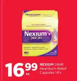 Rexall NEXIUM 24HR Heartburn Relief Capsules offer