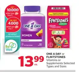 Rexall ONE A DAY or FLINTSTONES Vitamins or Supplements offer