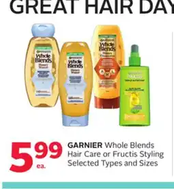 Rexall GARNIER Whole Blends Hair Care or Fructis Styling offer