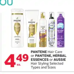 Rexall PANTENE Hair Care or PANTENE, HERBAL ESSENCES or AUSSIE Hair Styling offer