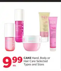 Rexall CAKE Hand, Body or Hair Care offer