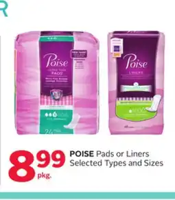 Rexall POISE Pads or Liners offer