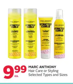 Rexall MARC ANTHONY Hair Care or Styling offer