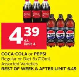 Rexall COCA-COLA or PEPSI Regular or Diet offer