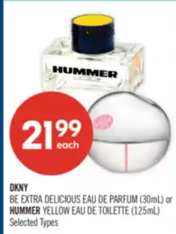Shoppers Drug Mart DKNY BE EXTRA DELICIOUS EAU DE PARFUM (30mL) or HUMMER YELLOW EAU DE TOILETTE (125mL) offer