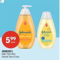 Shoppers Drug Mart JOHNSON'S BABY TOILETRIES offer