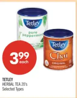 Shoppers Drug Mart TETLEY HERBAL TEA offer