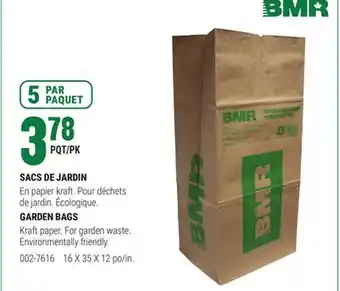 BMR SACS DE JARDIN offer