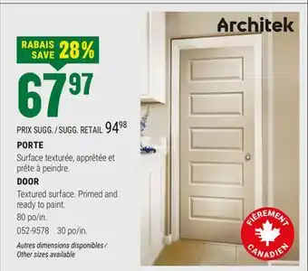 BMR PORTE offer