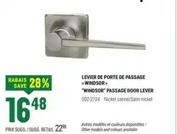 BMR LEVIER DE PORTE DE PASSAGE  WINDSOR  offer