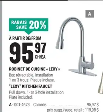 BMR ROBINET DE CUISINE  LEXY  offer