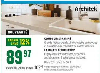 BMR COMPTOIR STRATIFIÉ offer