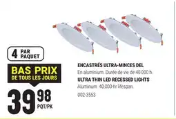 BMR ENCASTRÉS ULTRA-MINCES DEL offer