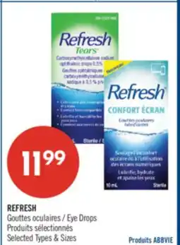 Pharmaprix REFRESH Eye Drops offer