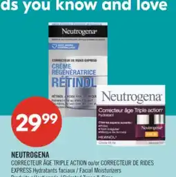 Pharmaprix NEUTROGENA AGE TRIPLE ACTION or Facial Moisturizers offer